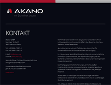 Tablet Screenshot of akano.org
